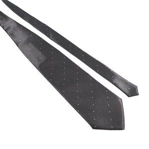 Fuliwang Men Necktie Accessory Silver White Shiny Office Work Casual Dad Gift